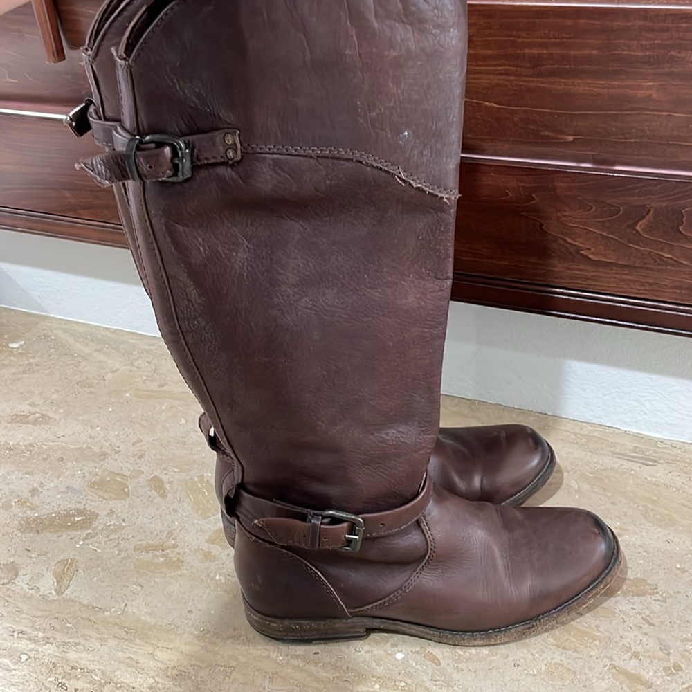 Frye Riding Boots Extended Calf - Picture 3 of 9
